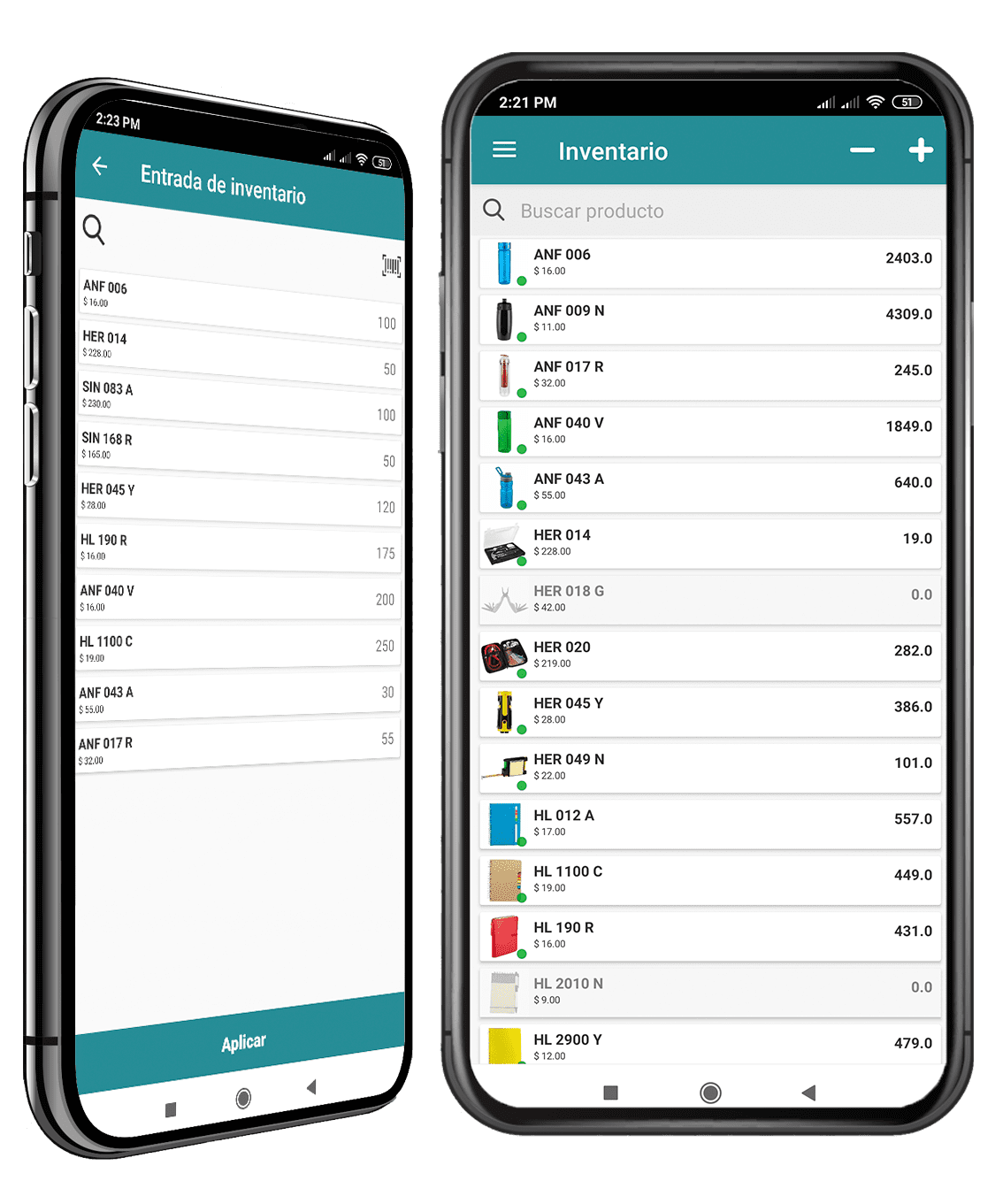 Inventario con semáforo en Bersta POS